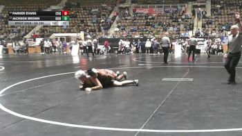6A 190 lbs Cons. Round 3 - Jackson Brown, Gulf Shores vs Parker Evans, Central Tuscaloosa