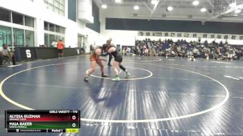 170 lbs Semifinal - Alyssa Guzman, Orange Vista vs Maia Baker, Santa Monica