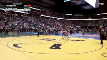 G100-4A Semifinal - Acelyn Duran, Pueblo Central Girls vs Kayleigh Reese, Calhan High School Girls