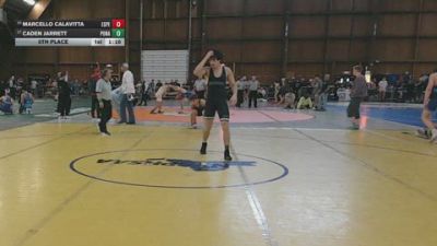 152 lbs 5th Place - Marcello Calavitta, Esperanza High School vs Caden Jarrett, Ponaganset