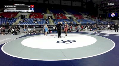 215 lbs Cons. Sub-rd Of 32 - Adrian Fuchs, MN vs Jacob Purtee, OH