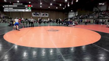 150 lbs Cons. Round 2 - Gabe Hernandez, Choctaw vs Lane Jones, Basehor-Linwood