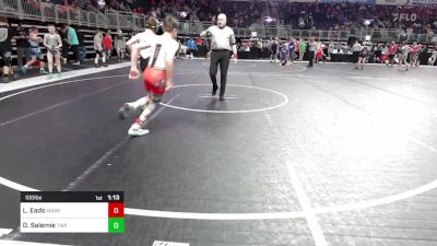 100 lbs Semifinal - Logan Eads, Marksmen Wrestling Club vs Dylan Salemie, Terminator Wrestling Academy