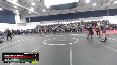 190 lbs Champ. Round 2 - Allan Johnson, RBWC (Rancho Bernardo) vs Marciano Guerrero, La Quinta