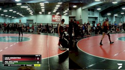 82 lbs Quarterfinal - Mia Williams, VB FIGHTHOUSE vs Jace Argentina, Nova WC