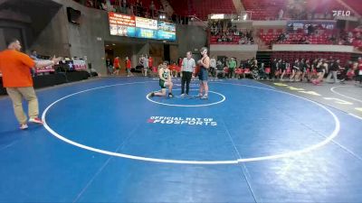 215 lbs Round 5 - Placement (4 Team) - Matthew Marshall, Frisco Wakeland vs Kieran Biskobing, Cedar Park