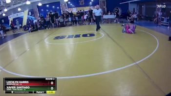 113 lbs Round 2 (8 Team) - Xavier Santiago, SOWA / HWC BLACK vs LOCHLYN HARRIS, Riverview WC