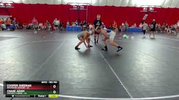 162-163 lbs Round 2 - Chase Adam, Canton C-Hawks vs Cooper Sheeran, Rochester Century