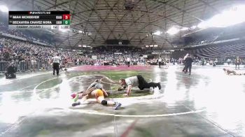 Girls 1B/2B/1A 115 Champ. Round 1 - Becxayra Chavez Nora, Cashmere (Girls) vs Miah Mckeever, Okanogan (Girls)