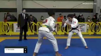 Orlando Fernando Andaviza vs Guilherme Da Rocha 2020 American National IBJJF Jiu-Jitsu Championship