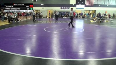 105 lbs 3rd Place Match - Elli Casey, Western Dubuque vs Paris Mickelson, Dubuque Hempstead