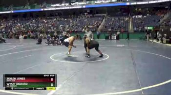 3 lbs Champ. Round 1 - Jaylen Jones, Havelock vs Wyatt Rickard, Lee County