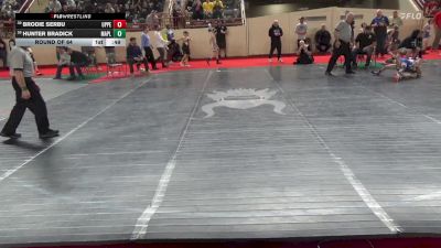 65_B lbs Round Of 64 - Brodie Serbu, Upper Perkiomen vs Hunter Bradick, Maplewood