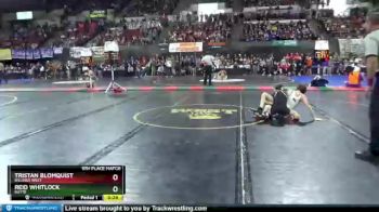 5th Place Match - Reid Whitlock, Butte vs Tristan Blomquist, Billings West