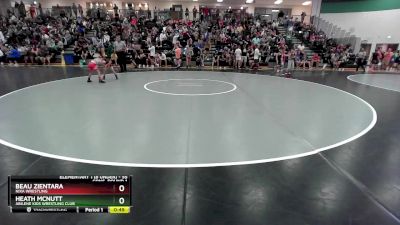 55 lbs Cons. Round 1 - Beau Zientara, Nixa Wrestling vs Heath McNutt, Abilene Kids Wrestling Club