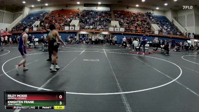 120 lbs Champ. Round 1 - Riley McKee, DeMatha Catholic vs Knighten Frank, John Carroll