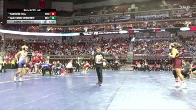 1A-190 lbs Cons. Round 2 - Jackson VerMeer, West Lyon vs Corbin Hill, Denver