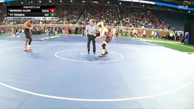 D3-138 lbs Champ. Round 1 - Ty Thomas, Hart HS vs Bernard Allen, Warren Lincoln