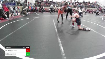 90 lbs Rr Rnd 1 - Grady Rierson, MAC Wrestling Club vs Montra Nelson, Cowboy Wrestling Club