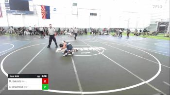 106 lbs Semifinal - Micah Salcido, Wallace vs Calan Childress, Central Coast Most Wanted