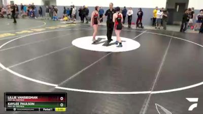 144 lbs Round 3 - Kaylee Paulson, Mat-Su Matmen vs Lillie VanSiegman, Mat-Su Matmen