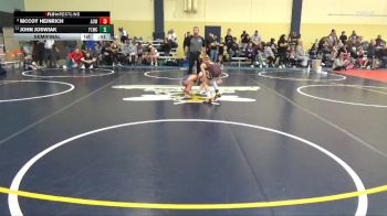 60 lbs Semifinal - McCoy Heinrich, American Outlaws Wrestling vs John Joswiak, Forest Lake Wrestling Club