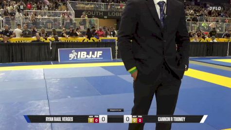 Ryan Raul Verges vs Cannon R Toomey 2025 Pan Kids Jiu-Jitsu IBJJF Championship