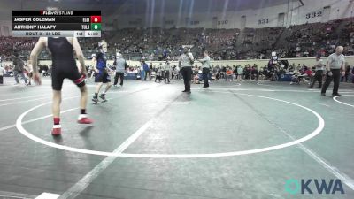 80 lbs Quarterfinal - Jasper Coleman, Elgin Wrestling vs Anthony Halapy, Tulsa Blue T Panthers