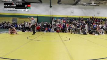 150 lbs Cons. Round 3 - Gatlin Hassler, Elyria vs Hayden Drake, Kettering Fairmont