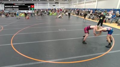 170 lbs Semifinal - Nickolai Wieser, Unattached vs Cameron Young, Alber Athletics