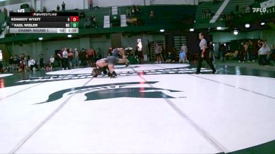 197 lbs Champ. Round 1 - Kennedy Wyatt, Bellarmine vs Kael Wisler, Michigan State