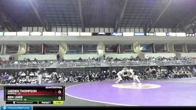 190 lbs Quarters & 1st Wb (16 Team) - Jaeden Thompson, Norfolk vs Ben Uher, Manhattan HS