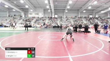 195 lbs Rr Rnd 3 - Trenton Simmons, Indiana Flash South vs Jacob Wright, Team Powerhouse