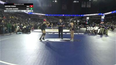 145 lbs Round Of 32 - Justine Perez, Golden West (CS) vs Delarie Juarez, Northview (SS)