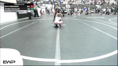 60-65 lbs Rr Rnd 2 - Eliya Hernandez, Wesley Wrestling Club vs Jolene Chuculate, HURRICANE WRESTLING ACADEMY