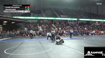 110 lbs Champ. Round 1 - Braxton Burt, Lawrence Elite vs Jaxsen Williamson, Chase County