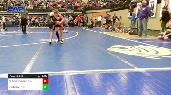 67 lbs Consi Of 8 #2 - Quade Charmasson, Bristow Youth Wrestling vs Jaxx Pauley, Perkins