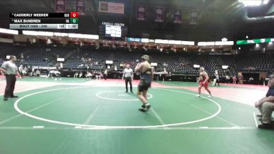 249 lbs 1st Place Match - Max Bundren, NA vs Cadderly Meeker, NBHA