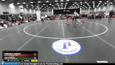 155 lbs Quarterfinal - Veronica Madrid, Derby Wrestling Club vs Eva Garcia, Surfside X Wrestling