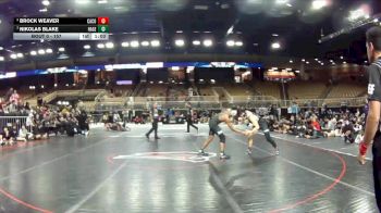 157 lbs Semifinal - Nikolas Blake, Hagerty vs Brock Weaver, Camden County