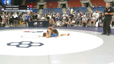 113 lbs Champ. Rd Of 16 - Karver Peasley, Washington vs Garrett Bjerga, Minnesota