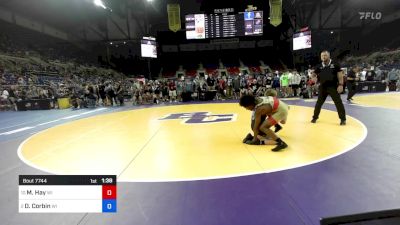 126 lbs Quarters - Maximus Hay, WI vs Dale Corbin, WI