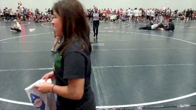 78 lbs Round 6 (10 Team) - Salice Briton, MF Angels vs Marleigh Howell, Oklahoma Mafia