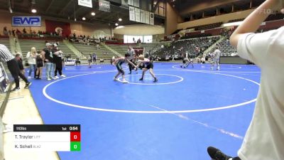 110 lbs 3rd Place - Tate Traylor, Little Rock Wrestling Club vs Kasen Schall, Blazing Yetis Wrestling Club