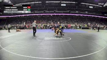 D1-126 lbs Champ. Round 1 - Aurelio Mendez, Jenison HS vs Kenny Thomas, Port Huron Northern HS