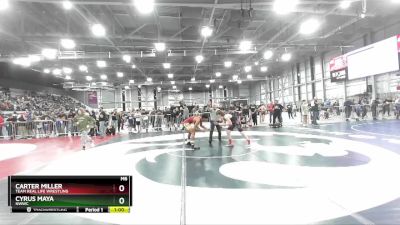 140 lbs Cons. Round 2 - Cyrus Maya, NWWC vs Carter Miller, Team Real Life Wrestling