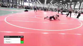 120 lbs Round Of 64 - Jaden Colwell, PA vs Logan Thomas, CA