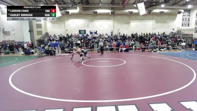 144 lbs Round Of 16 - Landon Chan, Foran vs Harley Emmons, RHAM