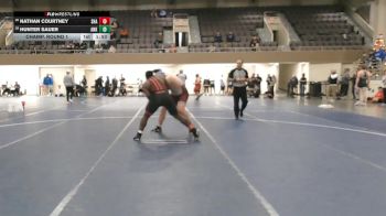 215 Championship Bracket Champ. Round 1 - Hunter Sauer, Anoka vs Nathan Courtney, Shakopee