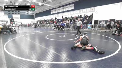 106 lbs Champ. Round 1 - Jacob Perez, Servite vs Thiago Solano, San Fernando